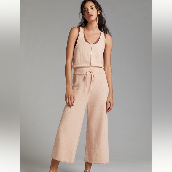 Daily Practice by Anthropologie Cropped Knit Jumpsuit - Picture 2 of 9